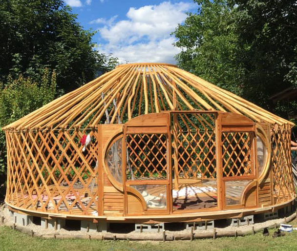 struttura della yurta